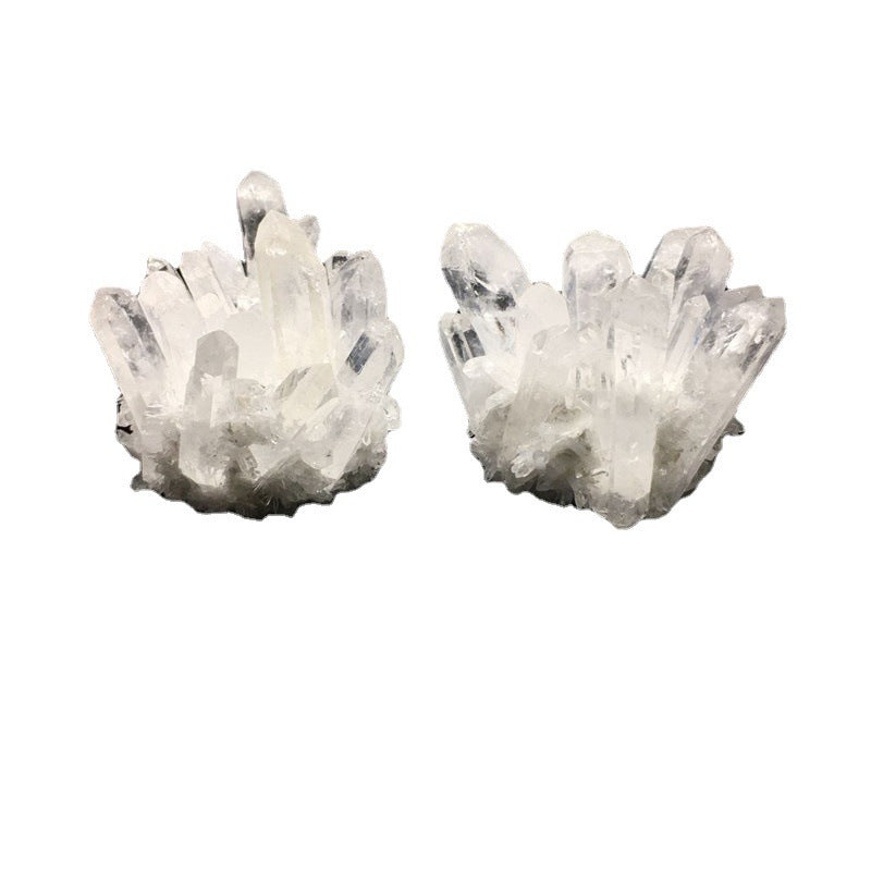 Natural White Crystal Cluster Crystal Raw Stone - My Store
