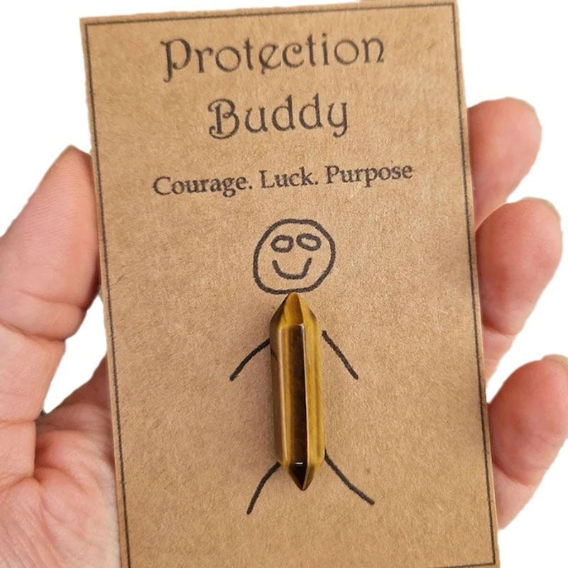 Natural crystal stones collection close up view