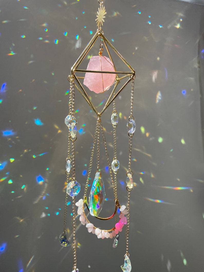 Aurora Crystal Prism Sun Catcher - Rainbow Window Decoration