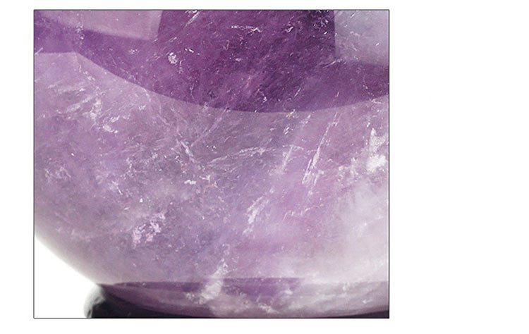 Amethyst Crystal Ball - Hand Polished Natural Stone