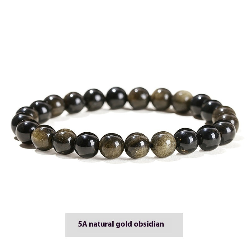 Natural Tiger Eye Agate Crystal Bracelet - Gemstone Jewelry
