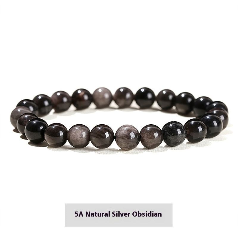 Natural Tiger Eye Agate Crystal Bracelet - Gemstone Jewelry