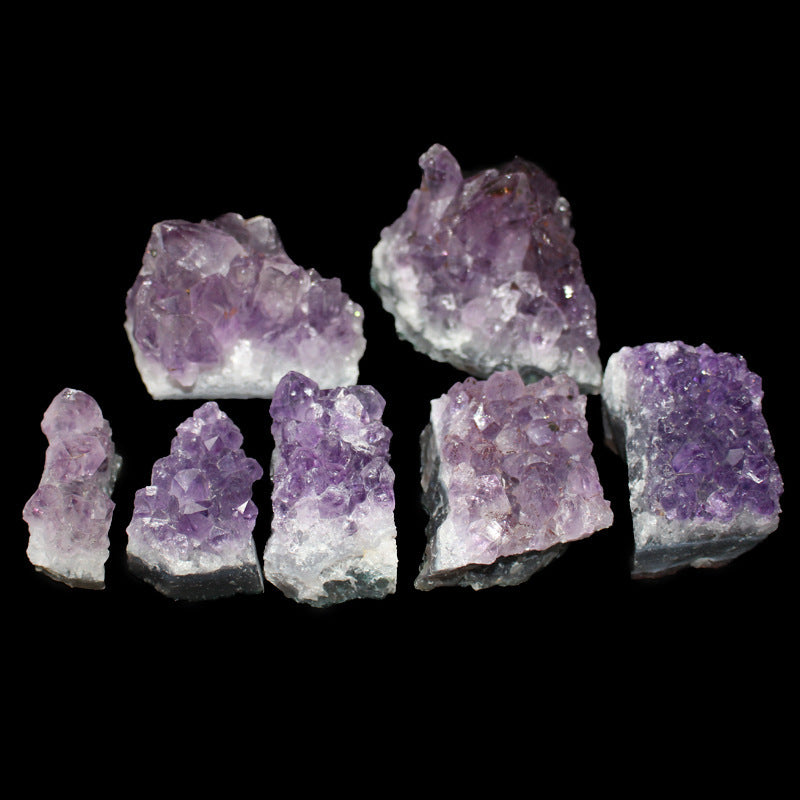 Natural Amethyst Raw Stone Crystal Cluster Craft - My Store