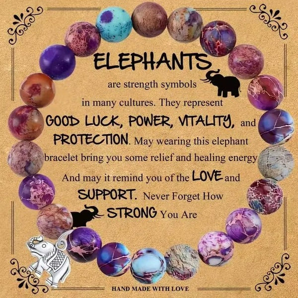 Zebra stone turquoise obsidian bracelet set