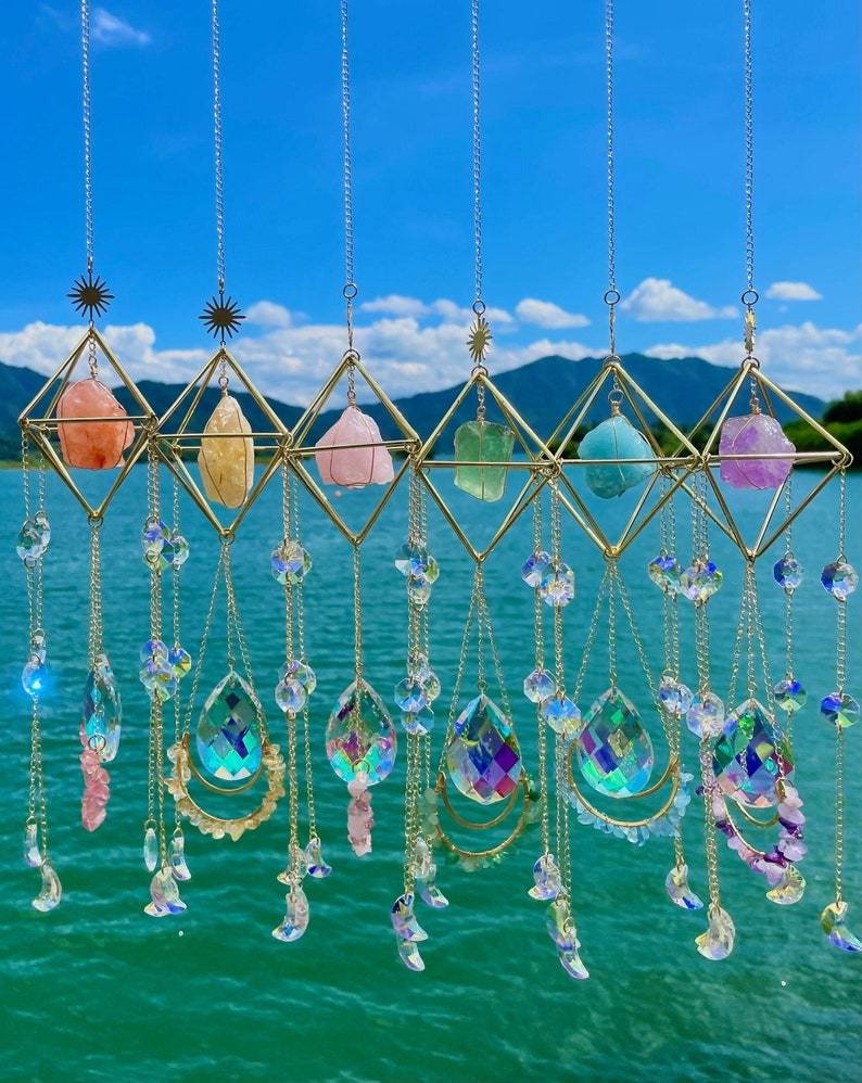 crystal prism sun catcher
rainbow window decoration
aurora optical crystal
hanging light catcher
rainbow maker prism
window sun catcher
prismatic light art
crystal rainbow decor