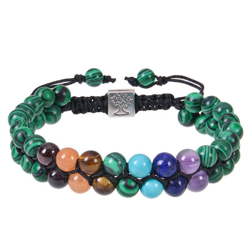 7 Chakra Bracelet - Natural Gemstone Meditation Jewelry