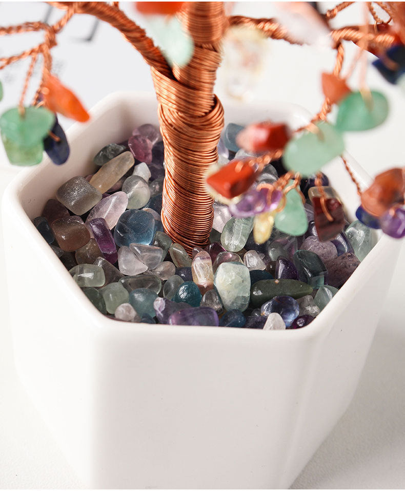 Natural Crystal Zhaocai Tree Table Decoration - My Store