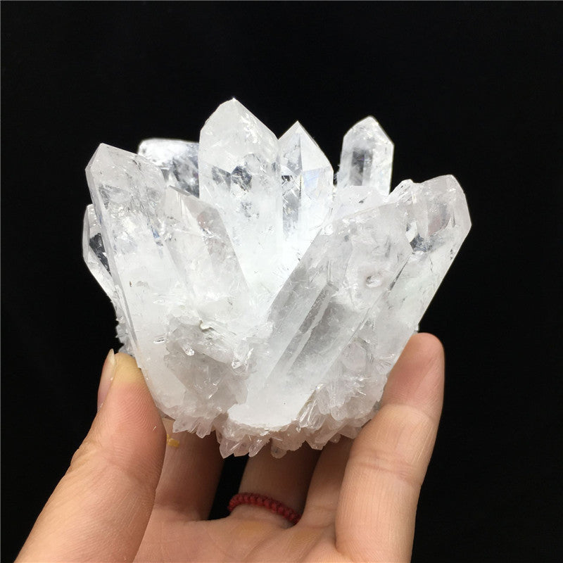 Natural White Crystal Cluster Crystal Raw Stone - My Store