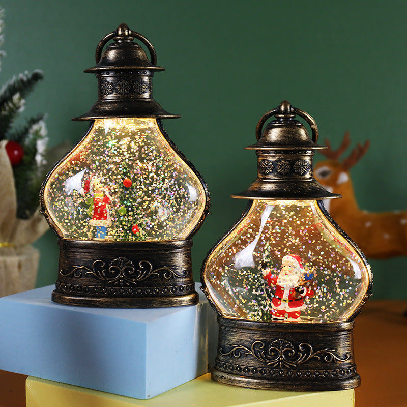 Christmas crystal ornament window decoration display