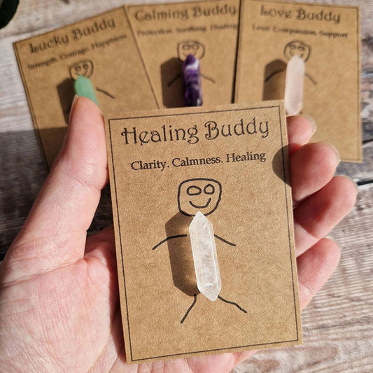 Healing crystal gift set with 5 natural stones in gift box