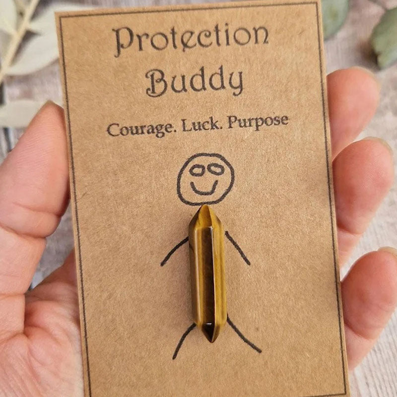 Crystal gift set with natural stones arrangement