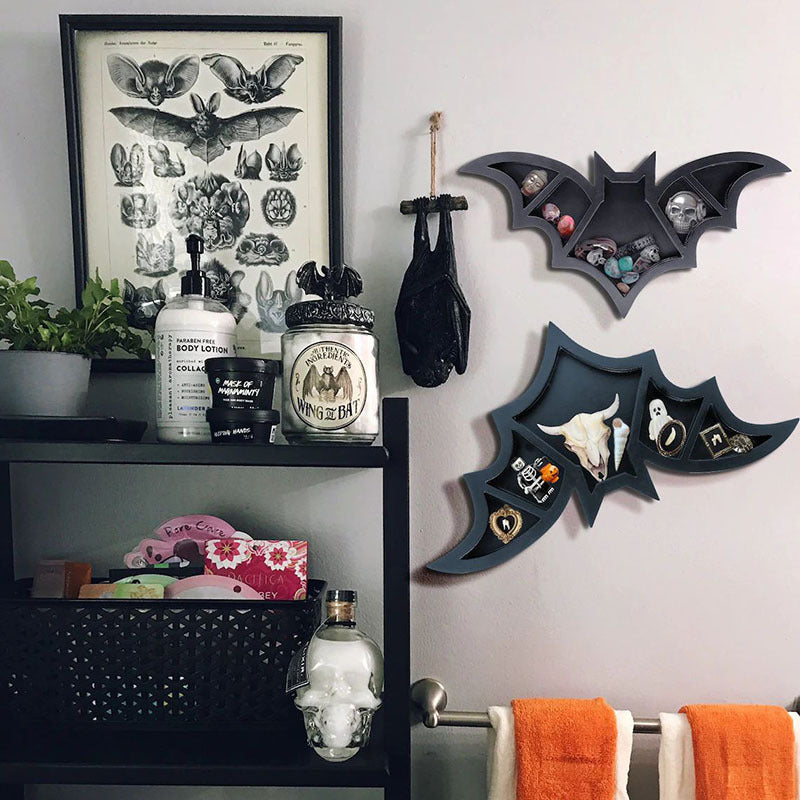 Halloween Bat Crystal Display Storage Rack - My Store
