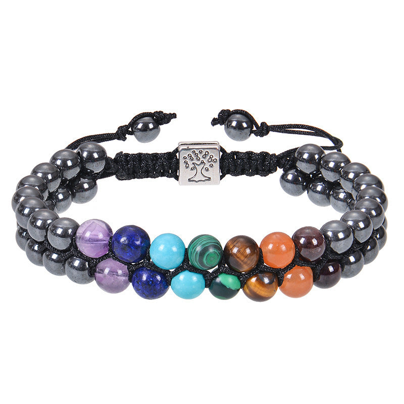 7 Chakra Bracelet - Natural Gemstone Meditation Jewelry