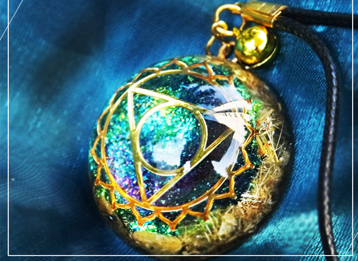 Jewel Titanium Crystal Hair Crystal Necklace - My Store