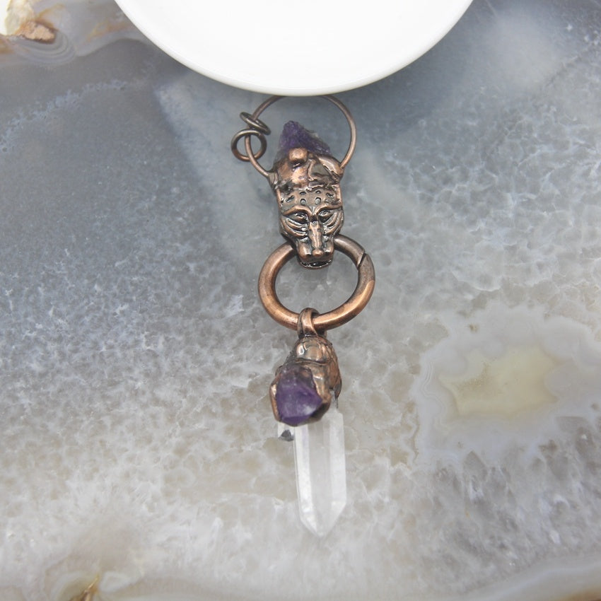 moon wand crystal necklace pendant
lunar energy spiritual jewelry
mystical moon pendant necklace
witchcraft wiccan crystal jewelry
crescent moon wand necklace
