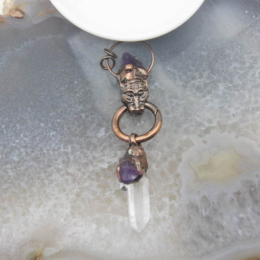 moon wand crystal necklace pendant
lunar energy spiritual jewelry
mystical moon pendant necklace
witchcraft wiccan crystal jewelry
crescent moon wand necklace