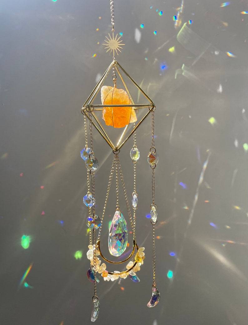 Aurora Crystal Prism Sun Catcher - Rainbow Window Decoration