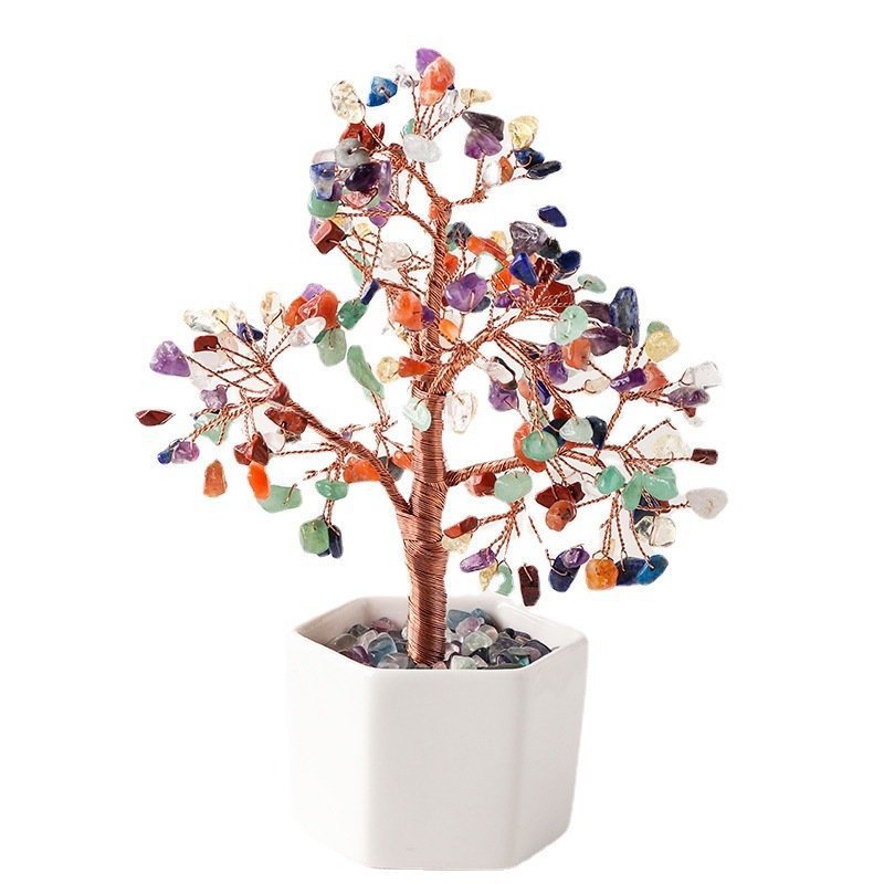 Natural Crystal Zhaocai Tree Table Decoration - My Store