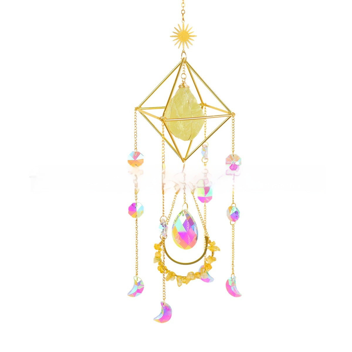 Premium optical crystal sun catcher for home decor