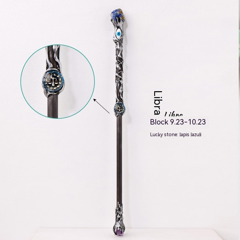 Amethyst Rock Solid Wood Magic Wand - My Store