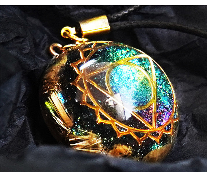 Jewel Titanium Crystal Hair Crystal Necklace - My Store