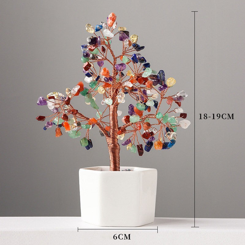 Natural Crystal Zhaocai Tree Table Decoration - My Store
