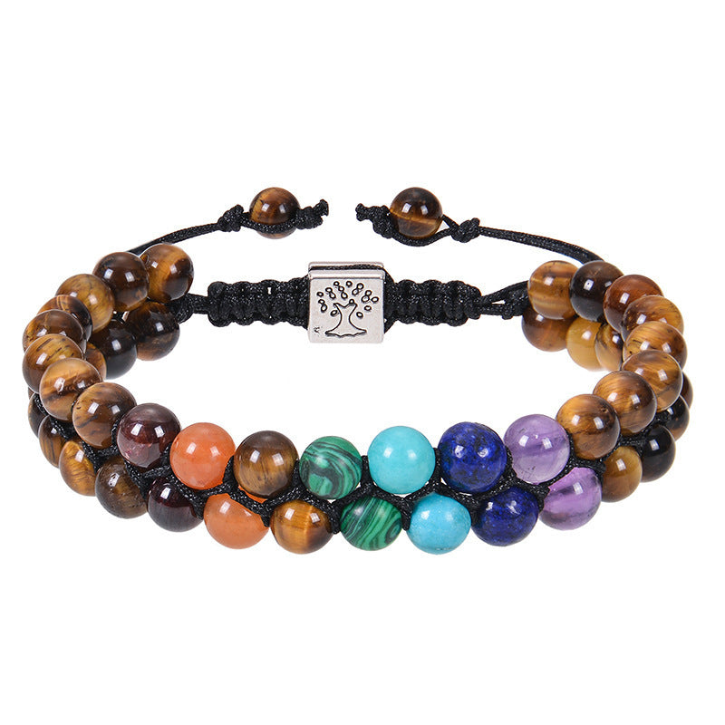 7 Chakra Bracelet - Natural Gemstone Meditation Jewelry