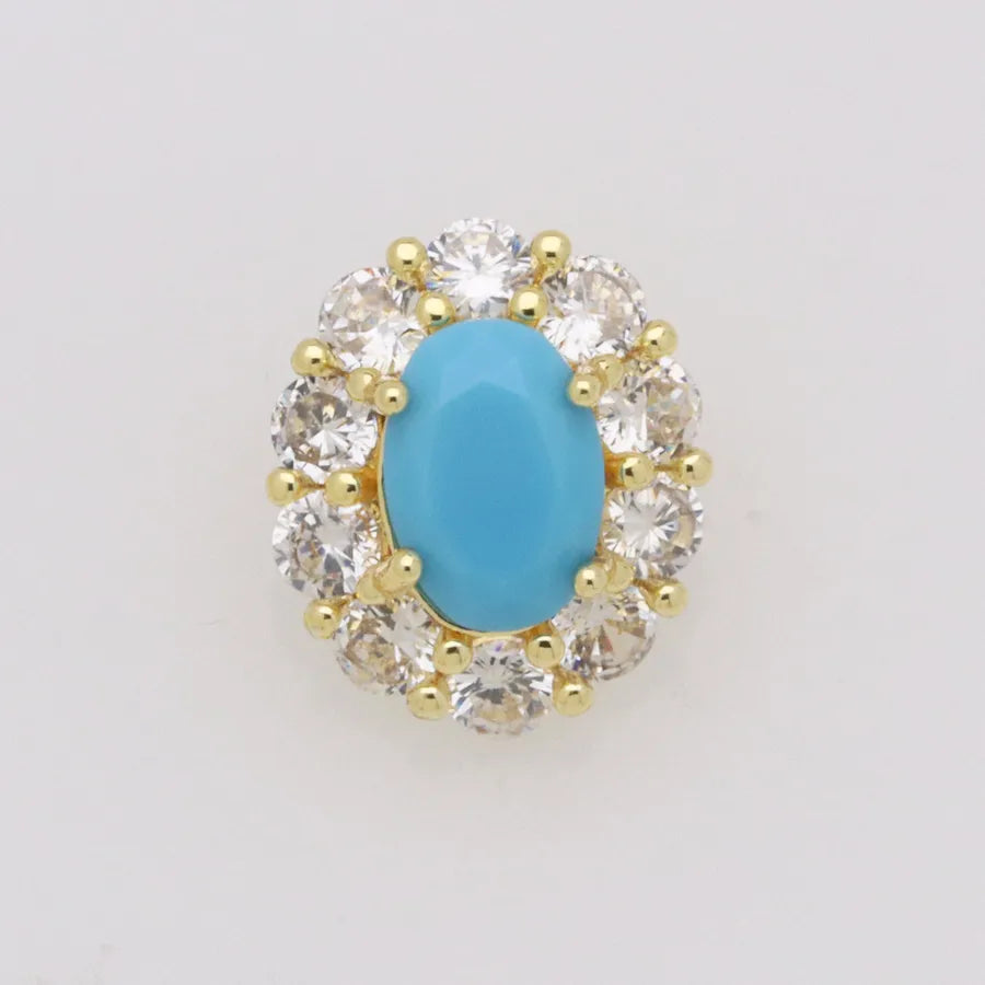 December Birthstone Valentine's Day Gift Personalized Fashion High-End Necklace Pendant 18K Color Retention Unisex Luxury Style - My Store